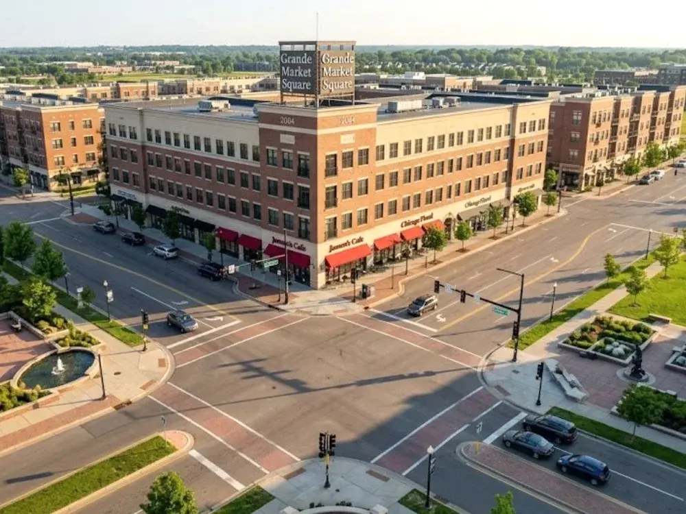 City view of Burnsville, Dakota County, MN