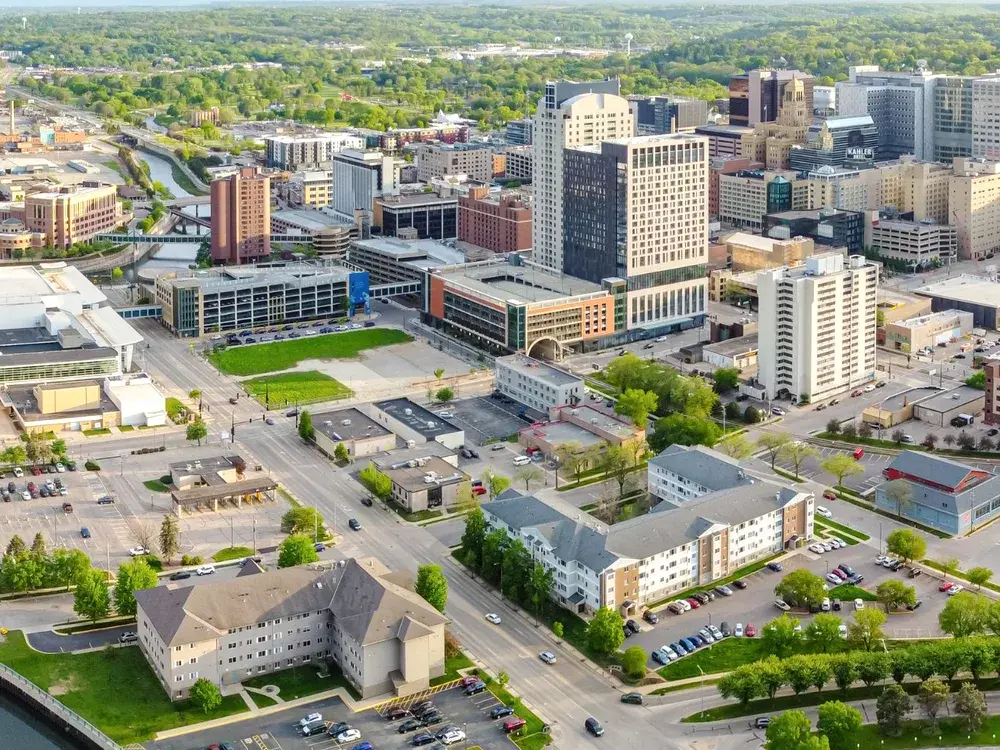 Rochester Minnesota Skyline, Olmsted County, MN