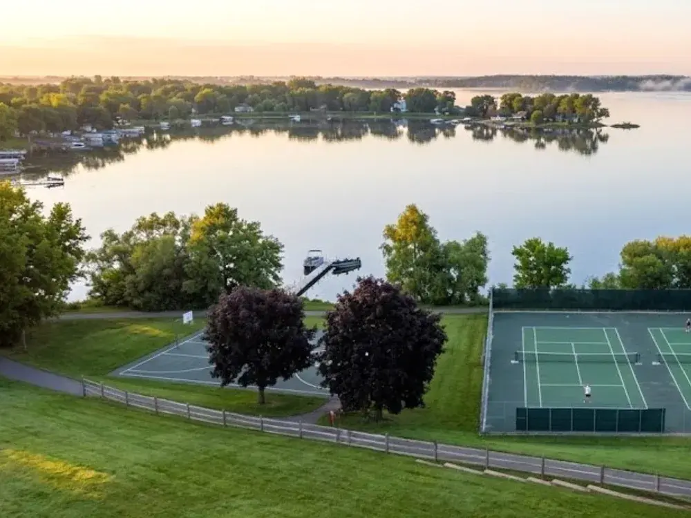 View of Lake Waconia, Carver County, MN