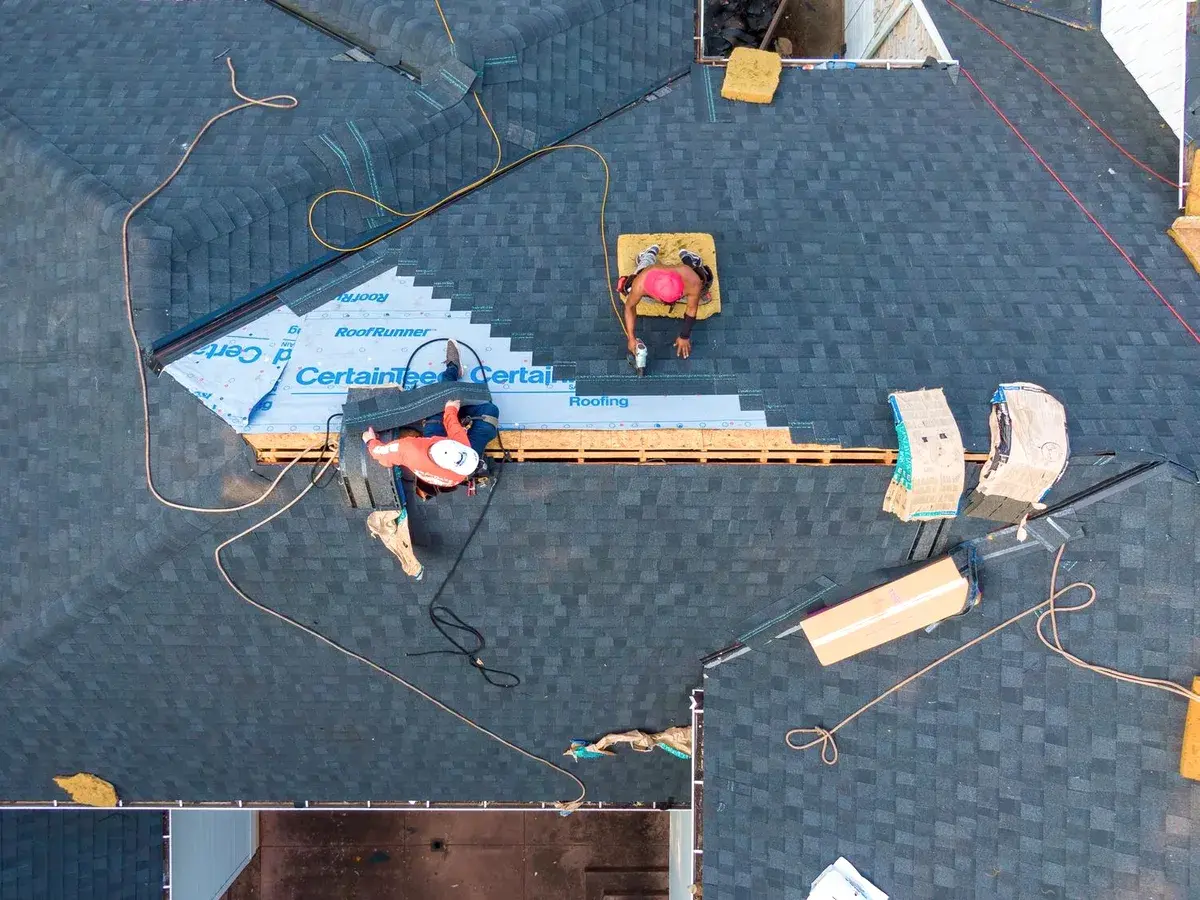 Residential roof replacement by Orange Exteriors, roofing contractor serving Wright County, MN Residential roof replacement by Orange Exteriors, roofing contractor serving Wright County, MN