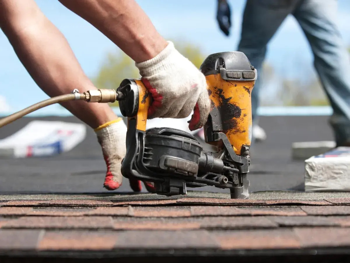 Residential roof replacement by Orange Exteriors, roofing contractor serving Andover, MN Residential roof replacement by Orange Exteriors, roofing contractor serving Andover, MN