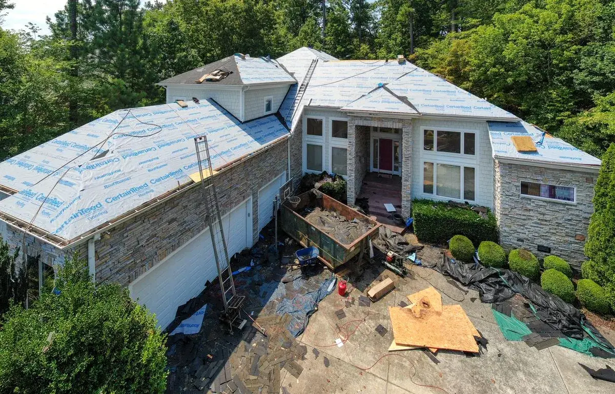 Residential exterior work by Orange Exteriors, roofing contractor serving Big Lake, MN Residential exterior work by Orange Exteriors, roofing contractor serving Big Lake, MN