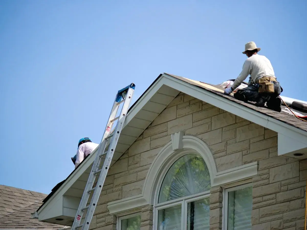 Residential exterior work by Orange Exteriors, roofing contractor serving St. Michael, MN Residential exterior work by Orange Exteriors, roofing contractor serving St. Michael, MN