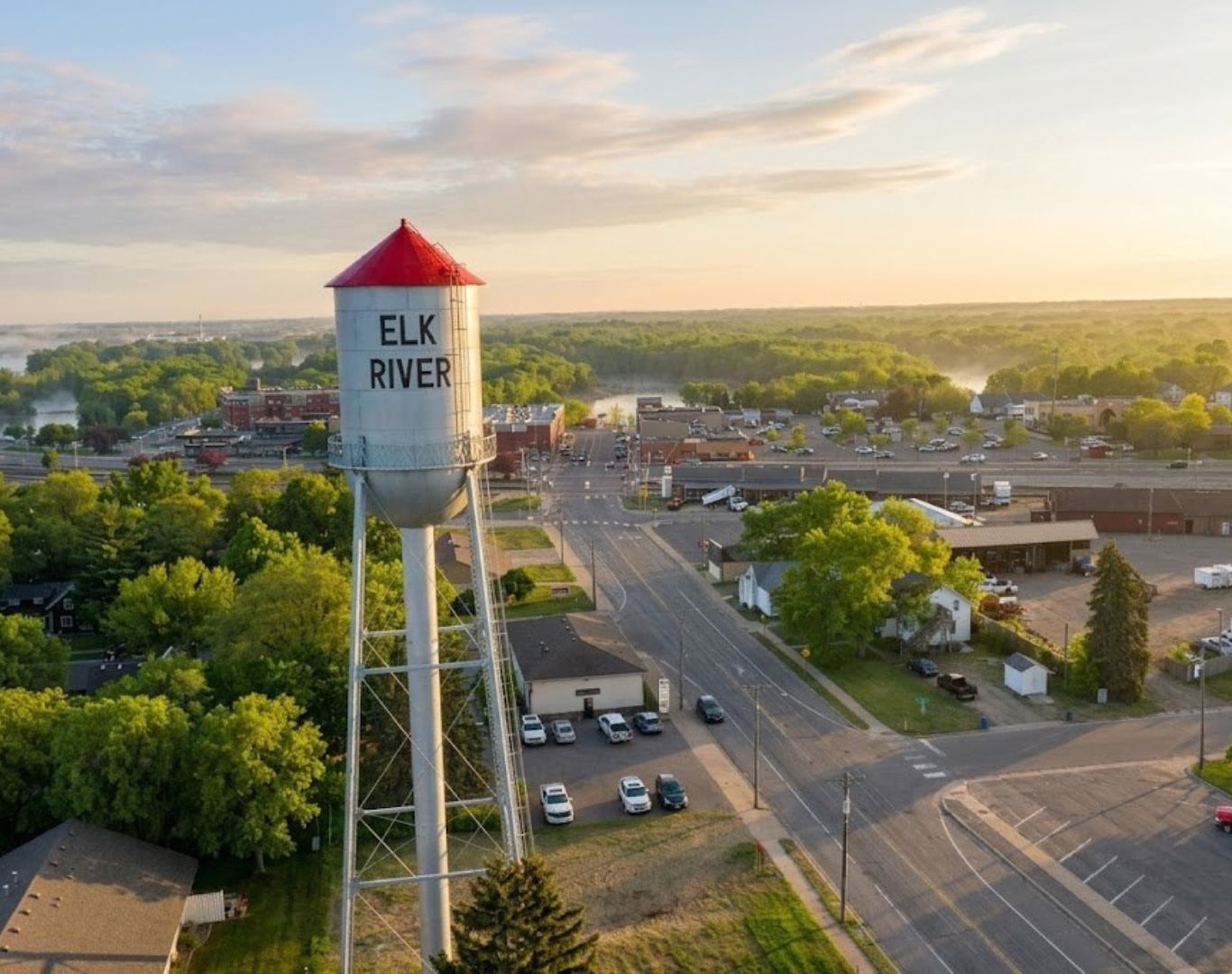 Aerial view, Elk River, MN