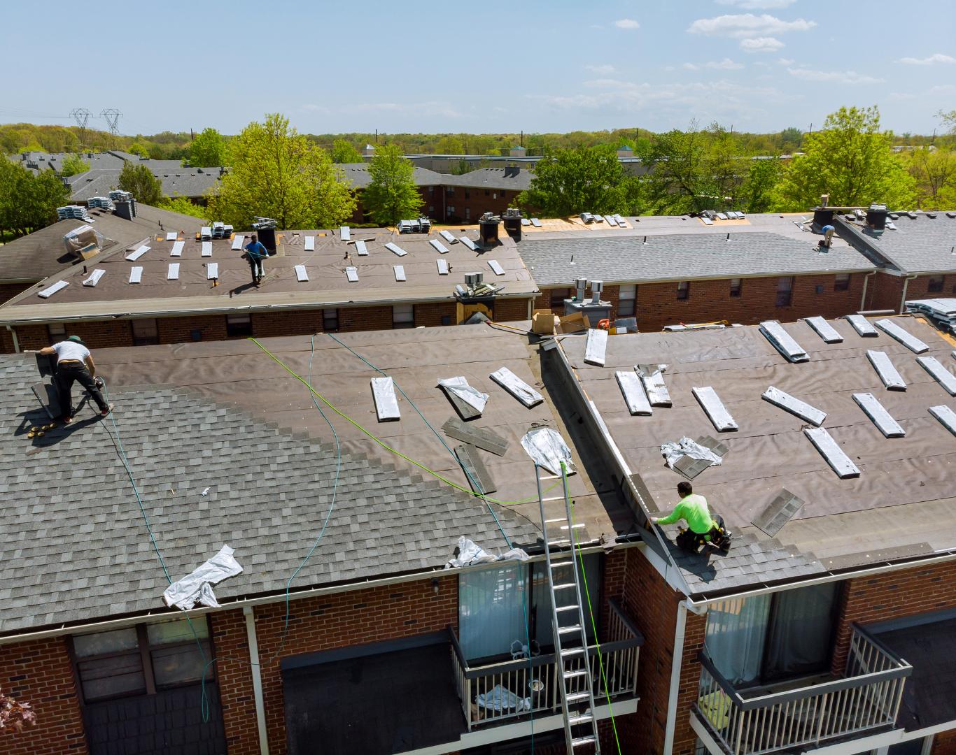 Reliable Roofing Company in Victoria, MN completing residential roof replacement