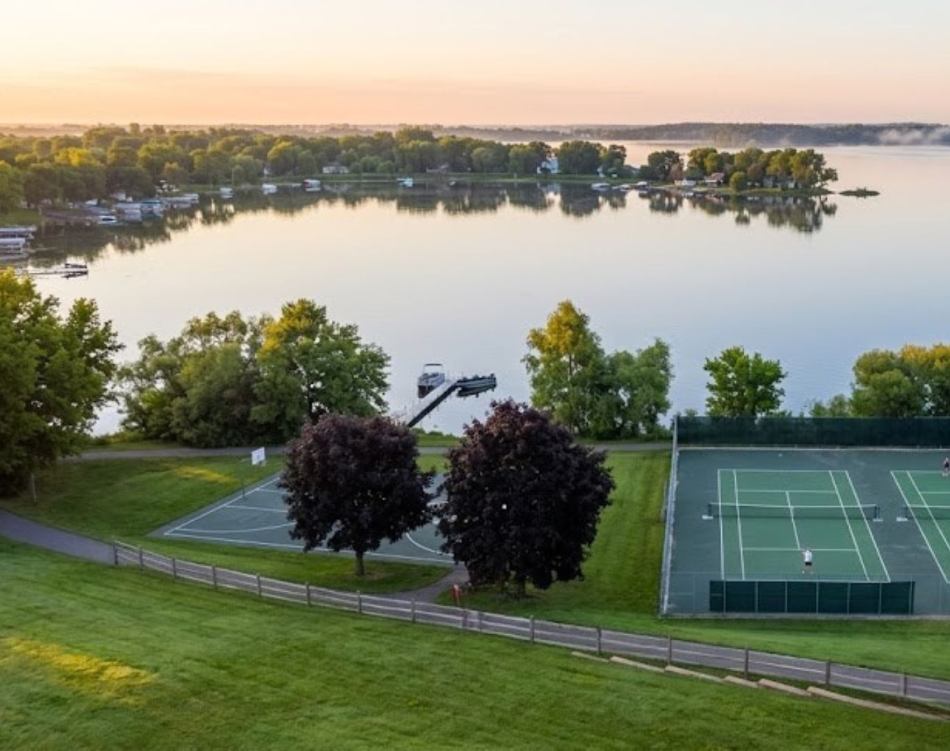 View of Lake Waconia, Waconia, MN